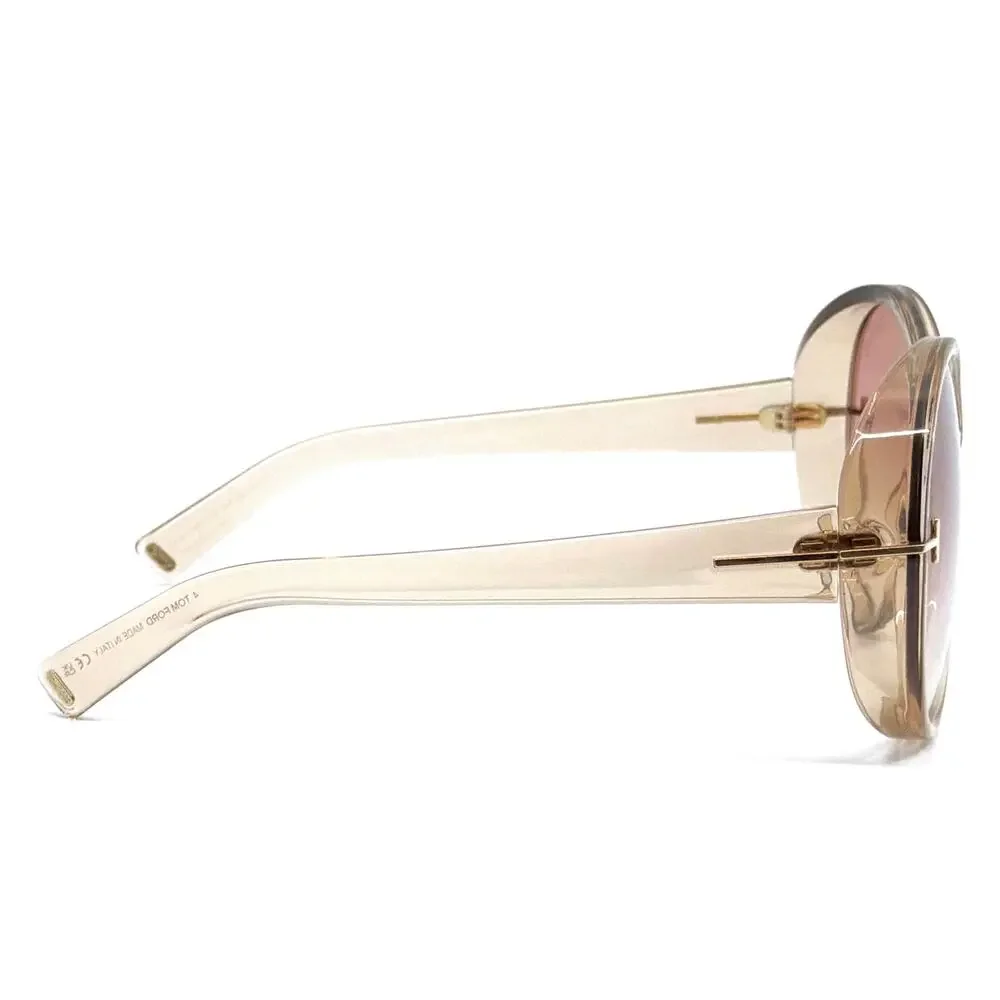 New, TOM FORD Edie-02 Sunglasses TF1116 45T Authentic - Picture 10 of 12